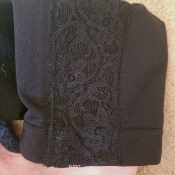 GUC Lane Bryant Black Control top leggings sz A/B - Picture 4 of 5